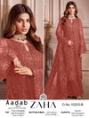 Aadab Vol 1 By Zaha 10203 A To D Faux Georgette Pakistani Suits Wholesale Market In Surat
